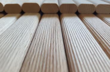 Riffel Zapfen Stäbe 10x24