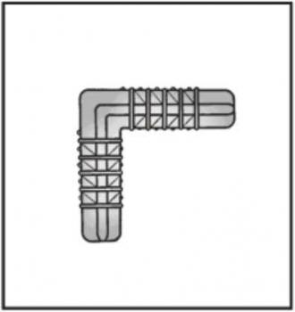 Winkeldübel Kundstoff 6x24 mm