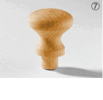 Möbelknopf Mini 15 mm (10 Stück)
