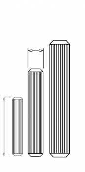 Sipo-Riffeldübel 12x80 mm